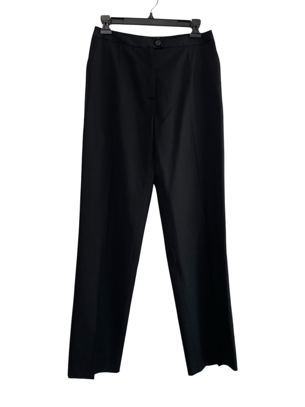 Chanel Black Wool Trousers Size 38
